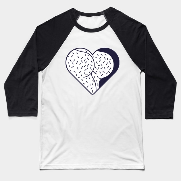 Ass Love Baseball T-Shirt by afrancesado